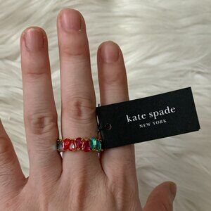 KATE SPADE Shine Me Up Delicate Eternity Band in Gold RING SIZE 8